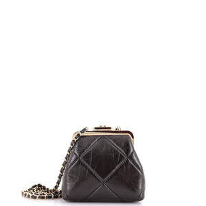 Chanel Cc Kisslock Frame Clutch With #230120C28B